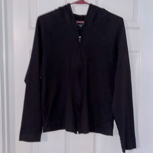 Women’s Athletics Works Ribbed Hoodie, Large, Black